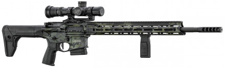 Daniel Defense DDM4 V7 Pro Dark Aces 5.56 semi-automatic rifle + Night Force NX8 1-8x24 scope - ...
