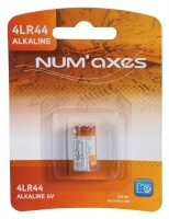 NUM'AXES - Blister 1 pile 4LR44 alcaline 6 V