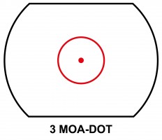 Photo OHR5010-R-3 Point Rouge  Microdot Panorama MK III - Multi Réticule MR02