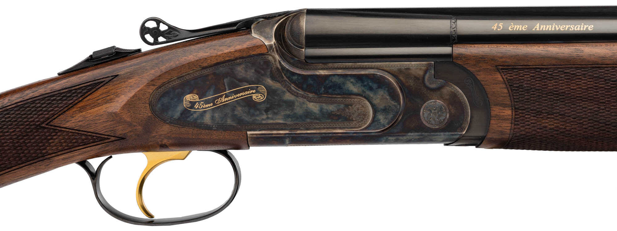Fusil superposé faux corps jaspé acier Cal. 20/76 canon 71 cm Spécial 45 ème anniversaire