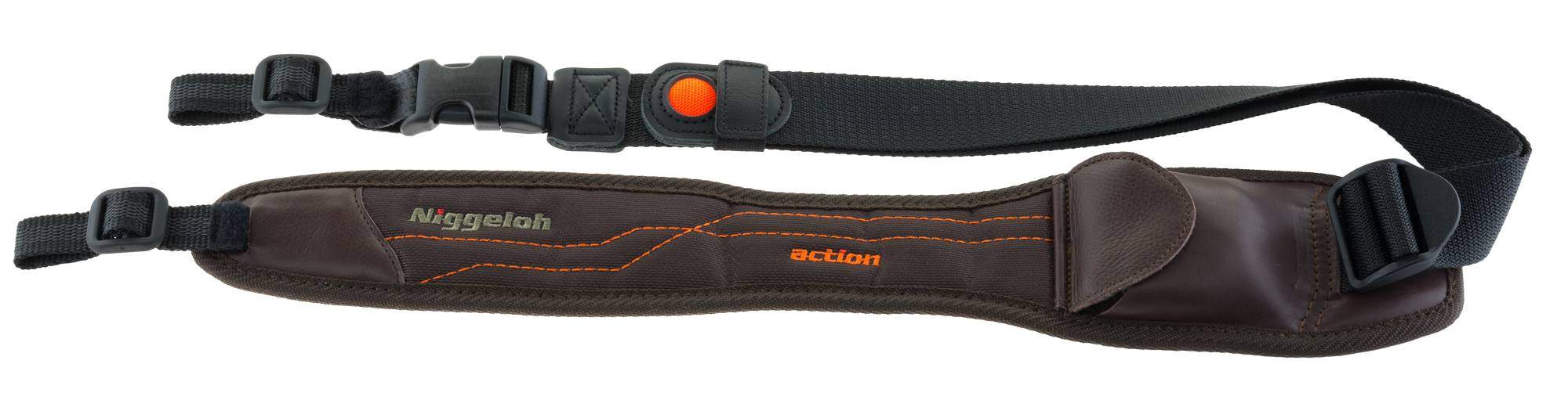 Niggeloh Bretelle pour Arme en n/éopr/ène /à Fermeture Rapide Noir